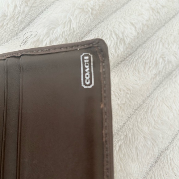 Coach Brown and Cream Women's Wallet - Picture 5 of 6